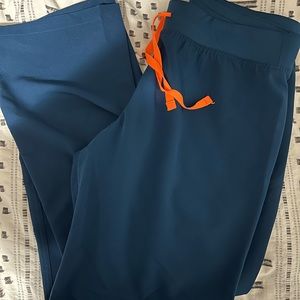 Figs deep royal blue Livingston scrub pants